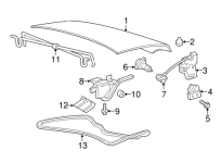 Ford Deck Lid Stop Buffer - 2004 Mercury Marauder (N804783S).png